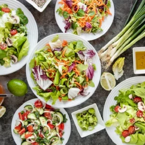 Garden Salad with Dressings